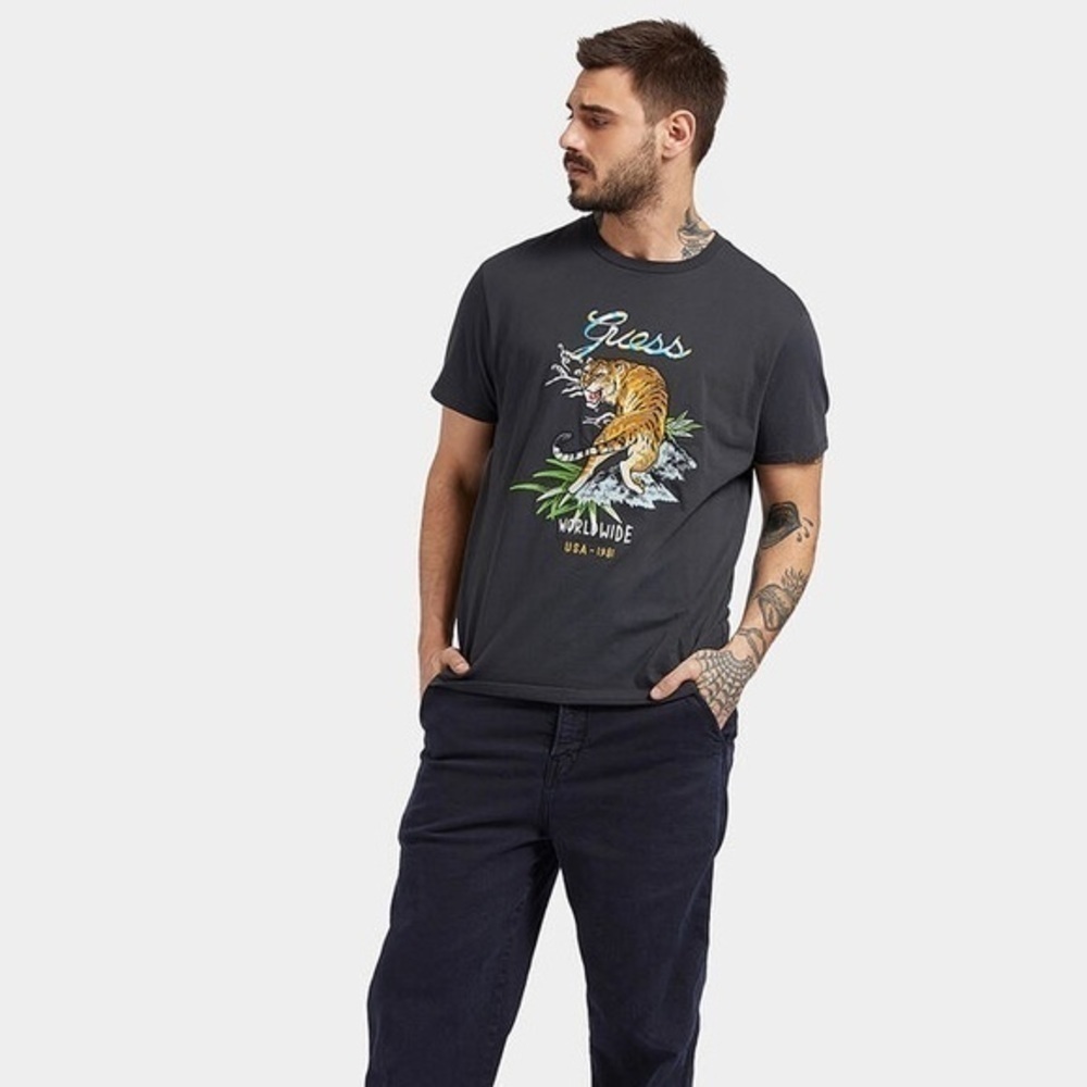 Guess Embroidered Tiger Tee - Picture 2 of 10